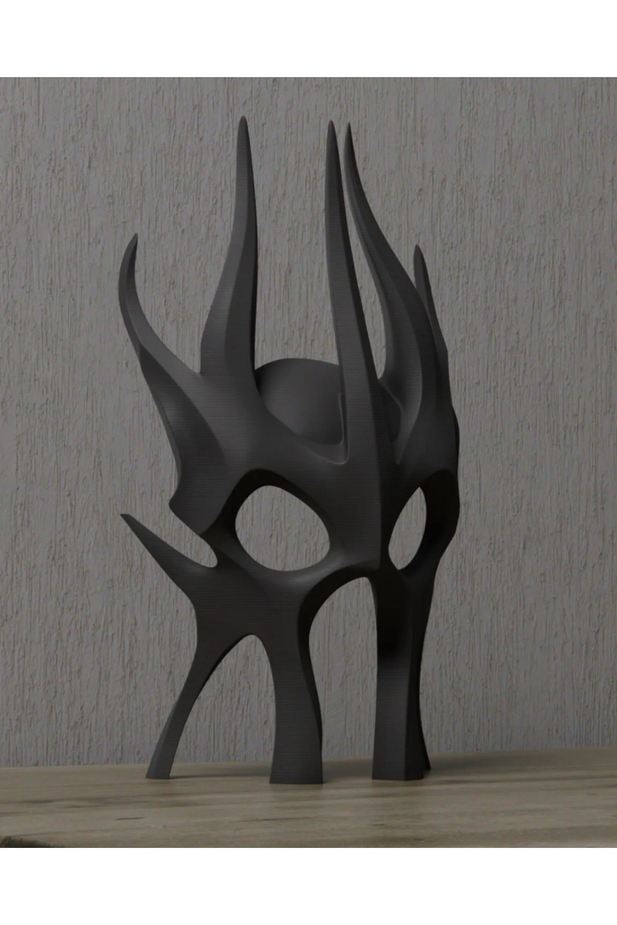 3D Avangard Maske Biblosu - Dekoratif Obje