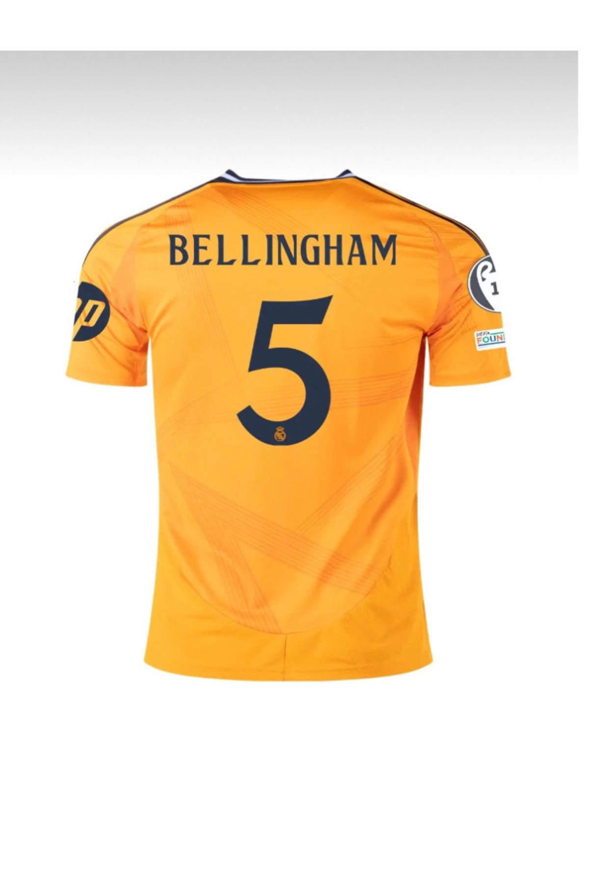 GLADSOME real madrid bellingham deplasman turuncu yetişkin forması