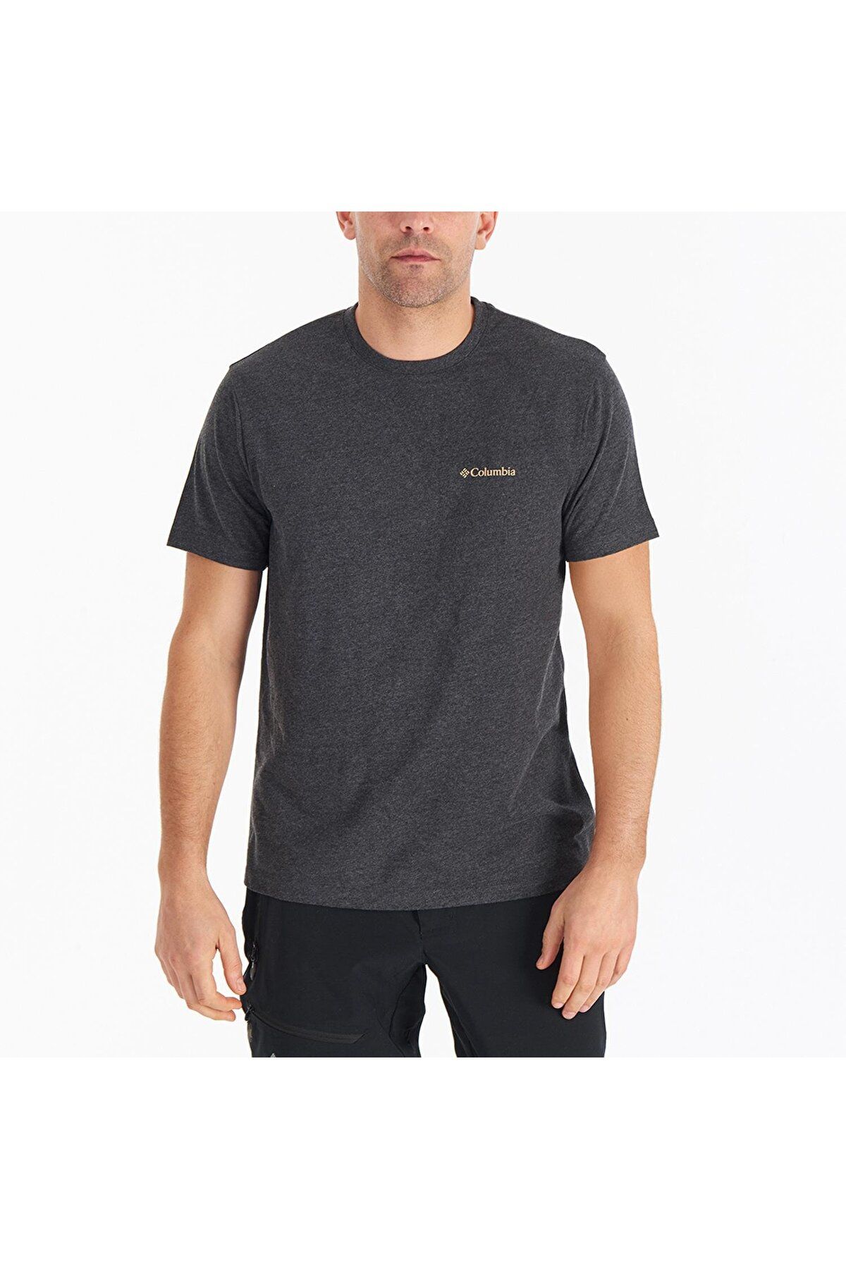 Columbia-Ανδρικό μπλουζάκι - Cs0282 Csc M Basic Sm Logo Brushed Ss Tee 1