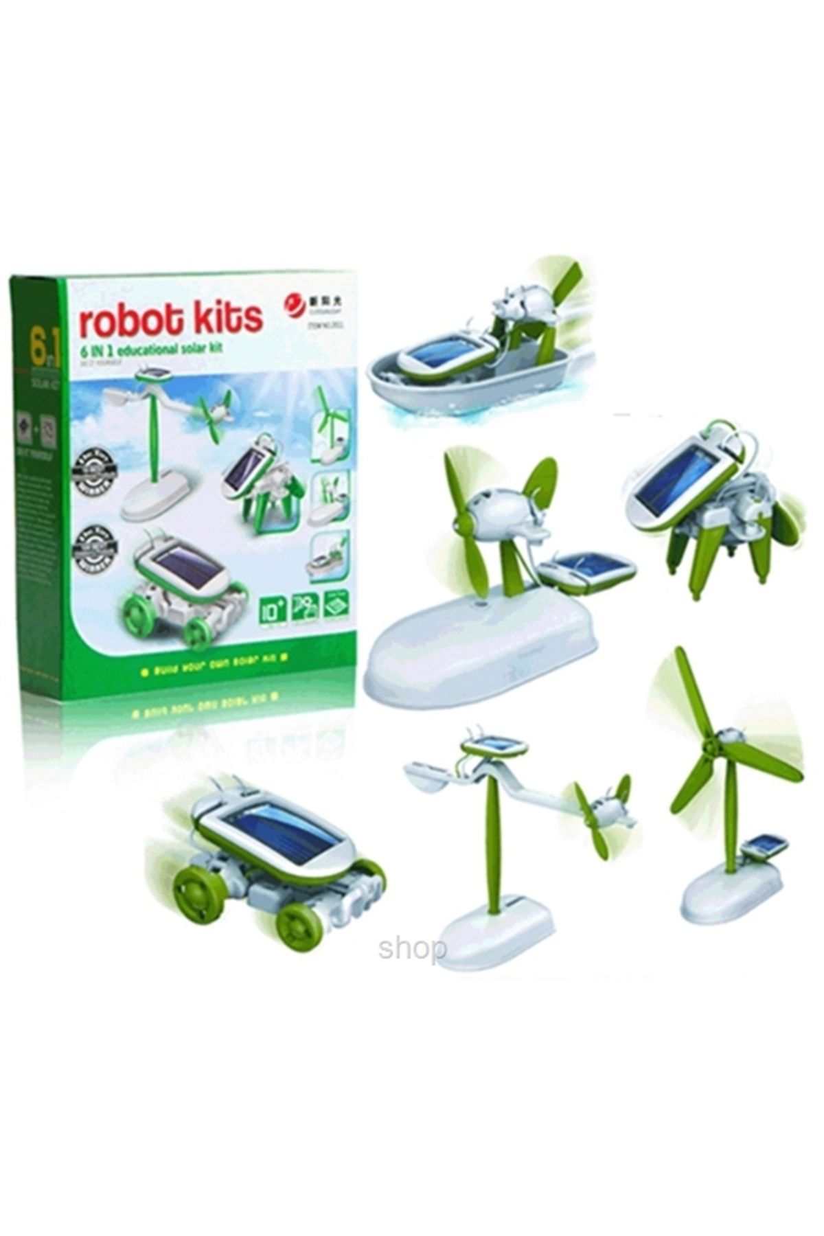 Fixport Güneş Enerjili Robot Oluşturma Seti (6 in 1)