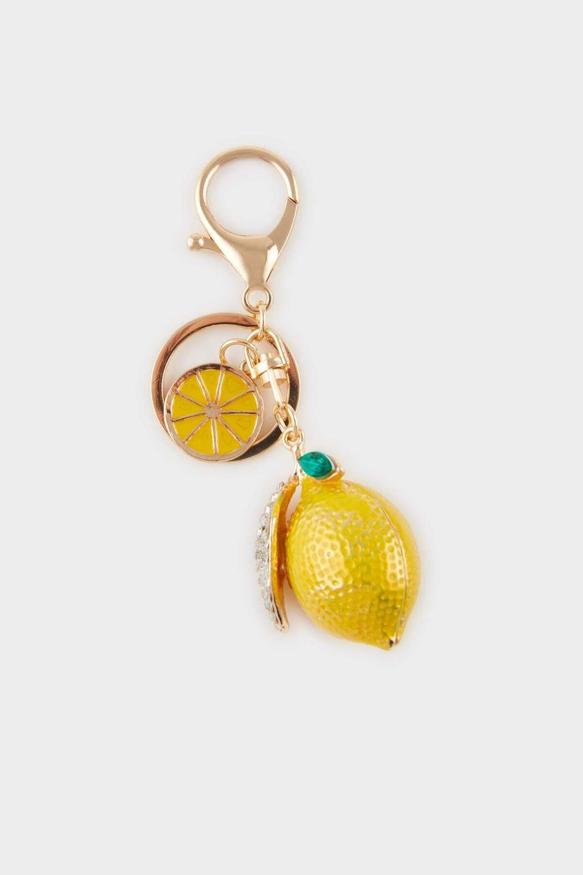 DeFacto Kadın Limon Detaylı Charm Anahtarlık F4166AXNS