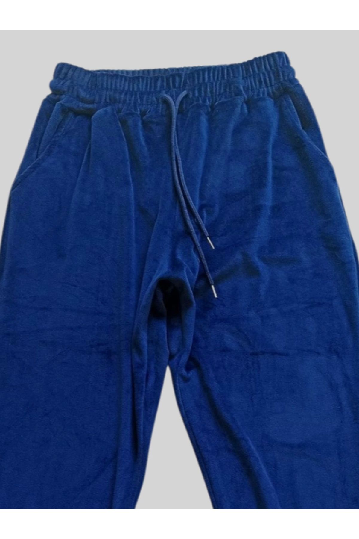 POLEXP Parlak Kadife Pijama Altı - Konfor ve Şıklığı Bir Arada Sunar