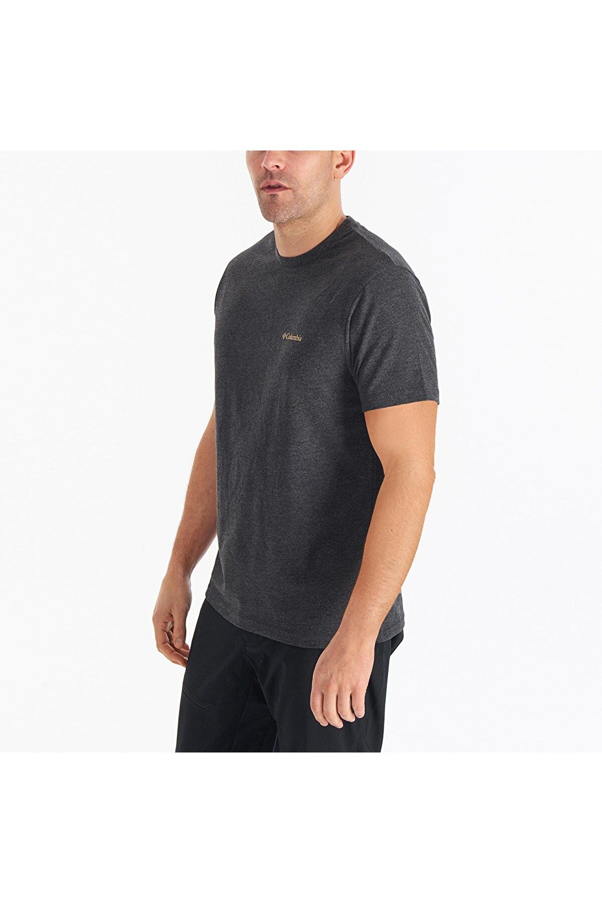 Columbia-Ανδρικό μπλουζάκι - Cs0282 Csc M Basic Sm Logo Brushed Ss Tee 4