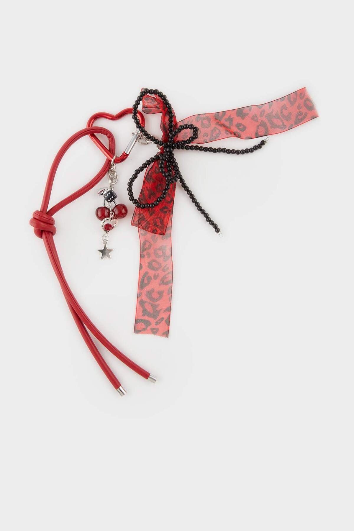 DeFacto Kadın Kırmızı İpli Charm Anahtarlık F1708AXNS