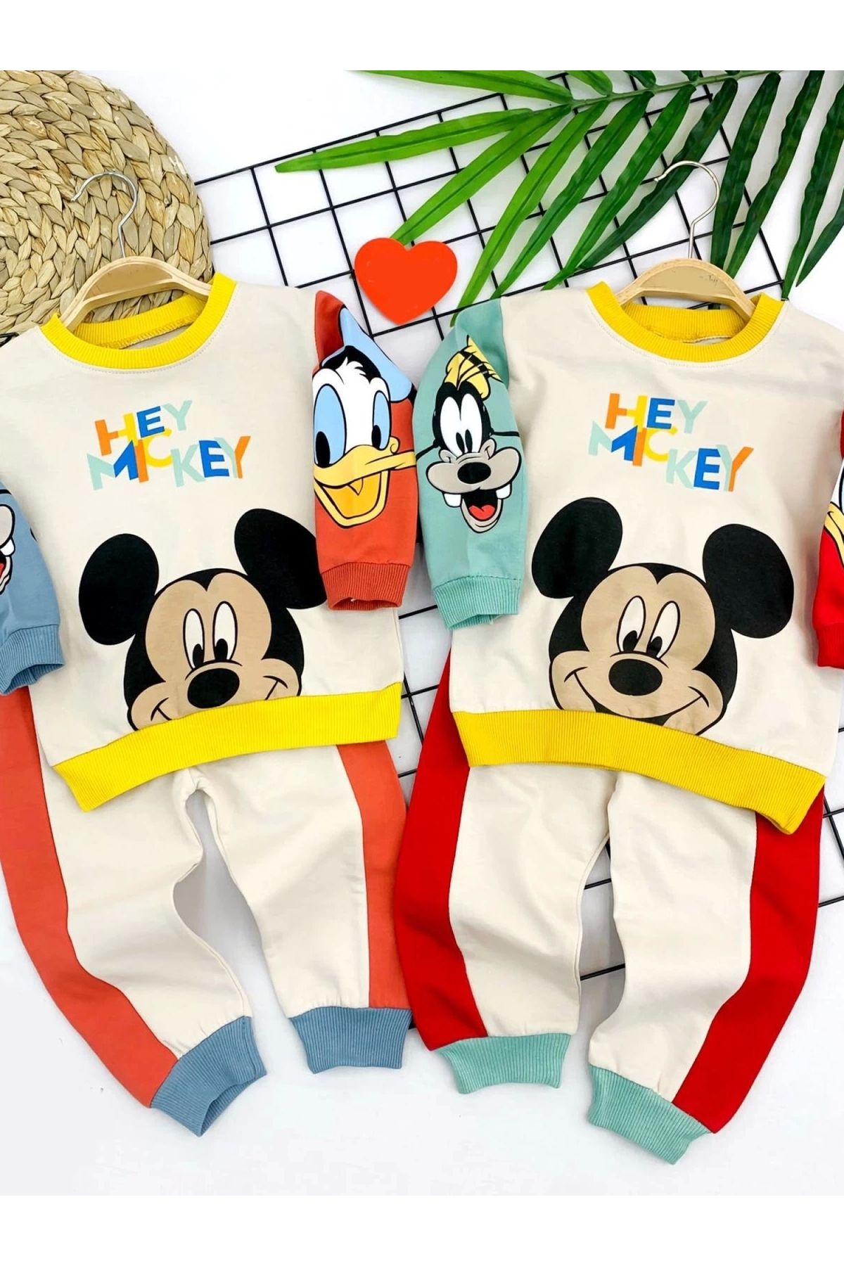 POLEXP Renkli Bebek Sweat Takımı