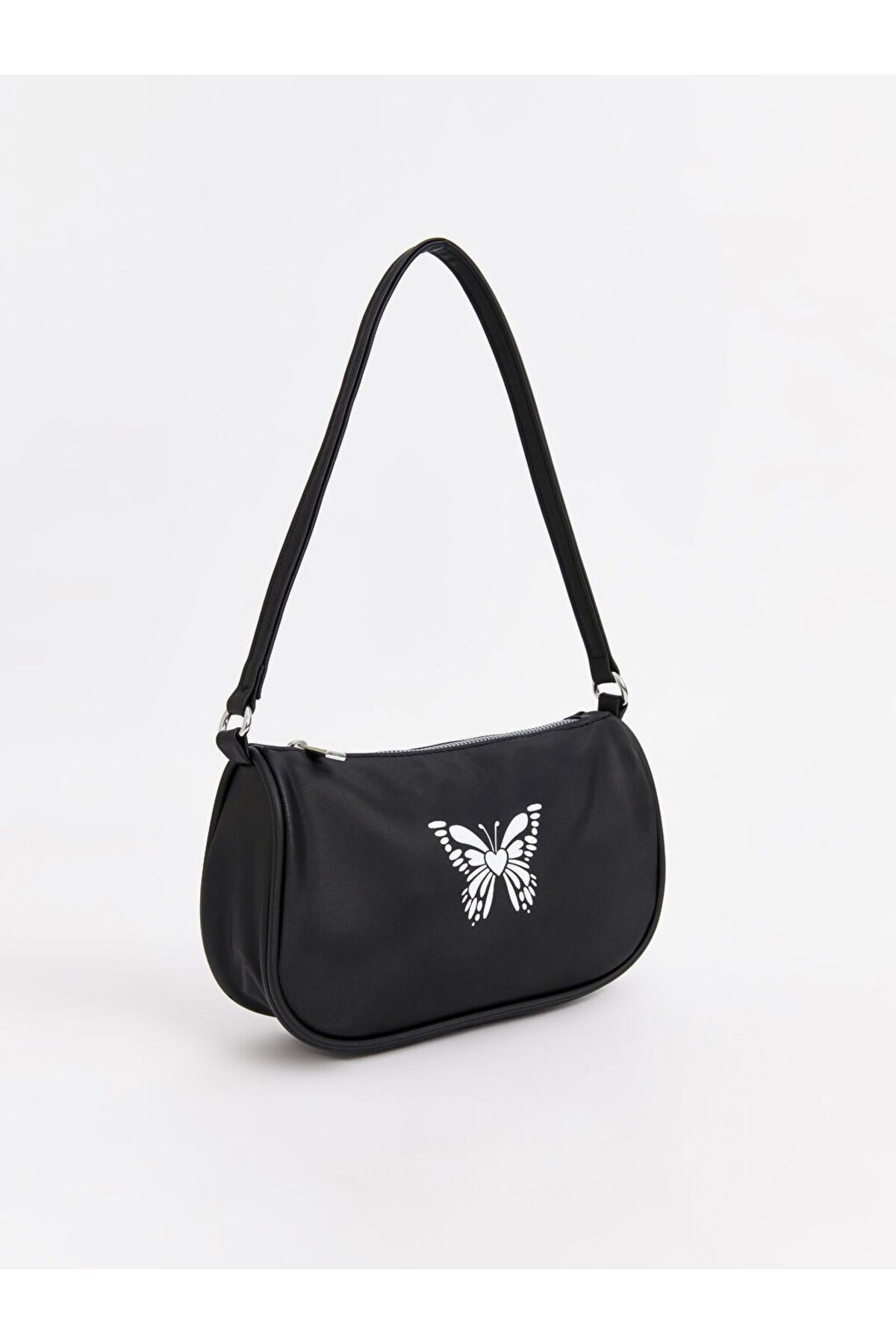 LC Waikiki LCW ACCESSORIES Kelebek Baskılı Kız Çocuk Baget Çanta