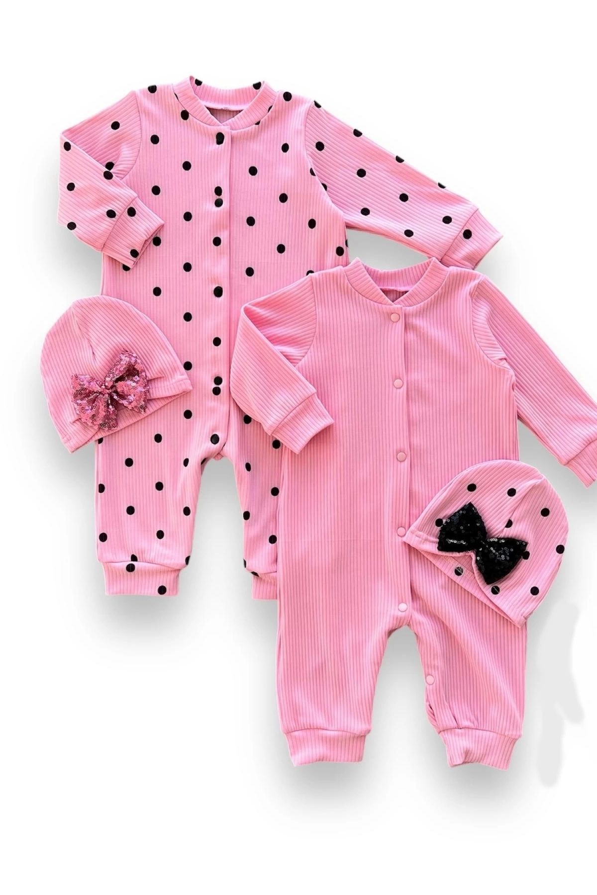 POLEXP Pembe Bebek Tulumları Seti