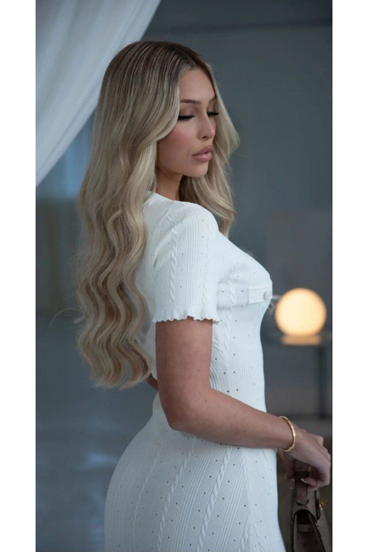 Abalı Yeni sezon triko pamuklu yazlık elbise, ( yumuşak model iplik)jar Almajboir ,Darin model