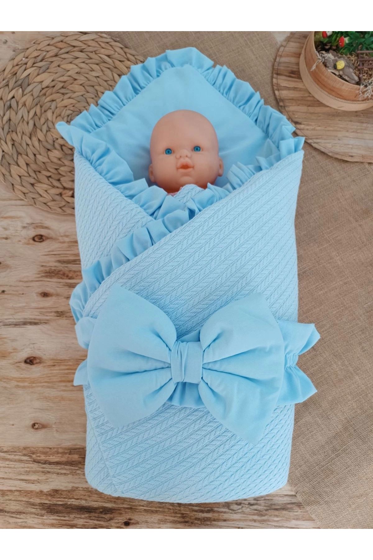 POLEXP Pratik ve Rahat Kullanım İçin Yenidoğan Bebek Battaniyesi