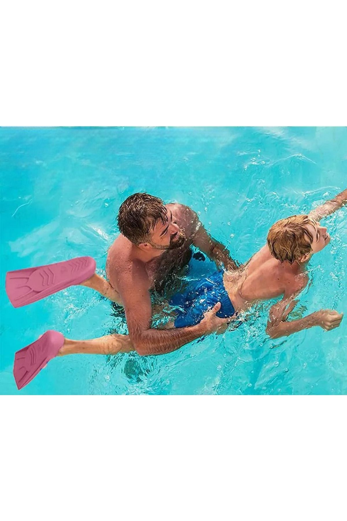 MAİN SHOP Pool Energy 30-32 Çocuk Eğitim Havuz ve Deniz Yüzme Paleti Kulak Burun Tıkacı Hediyeli TaşımaÇantalı