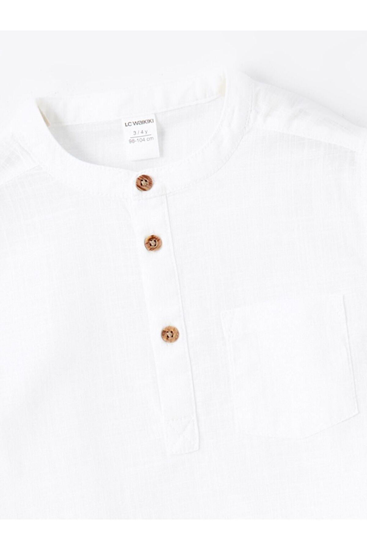 LC Waikiki Hakim Yaka Poplin Erkek Çocuk Gömlek fotoğrafı 4 (önizleme)