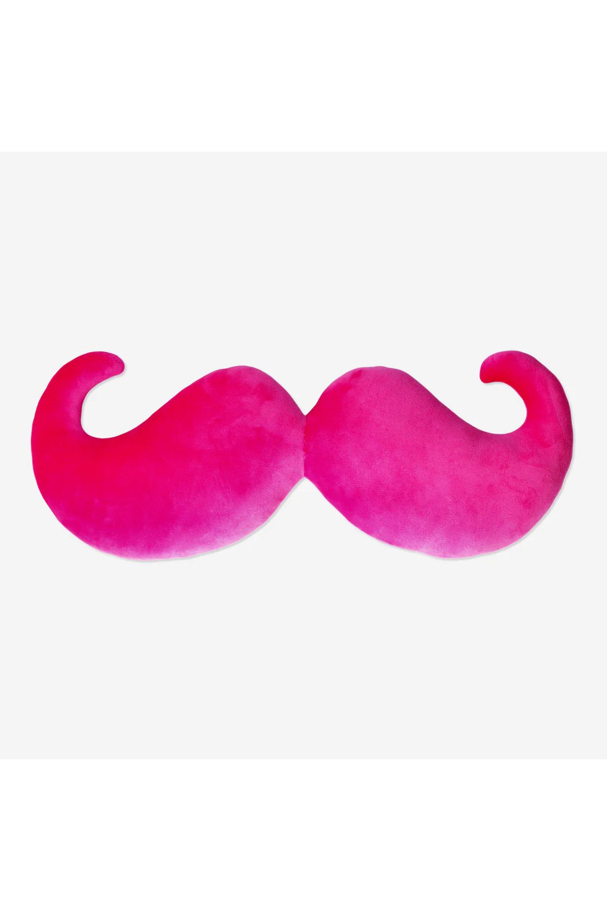 SHIVA Gift&More Pembe Bıyık Şeklinde Yastık 20 cm x 60 cm Peluş Uyku ve Oyun Arkadaşı