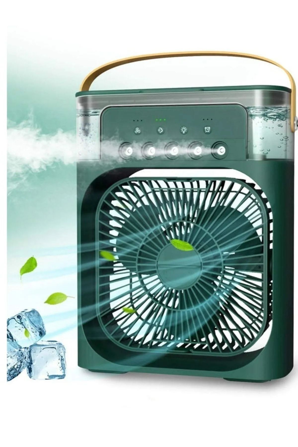 lasttech Soğuk Buhar ve Buzlu Hava Soğutucu Zamanlayıcı Hava Nemlendirici Mini Klima Fan