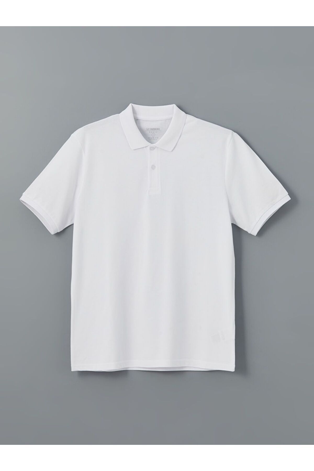 LC Waikiki LCWAIKIKI Classic Büyük Beden Polo Yaka %100 Pamuk Erkek Tişört