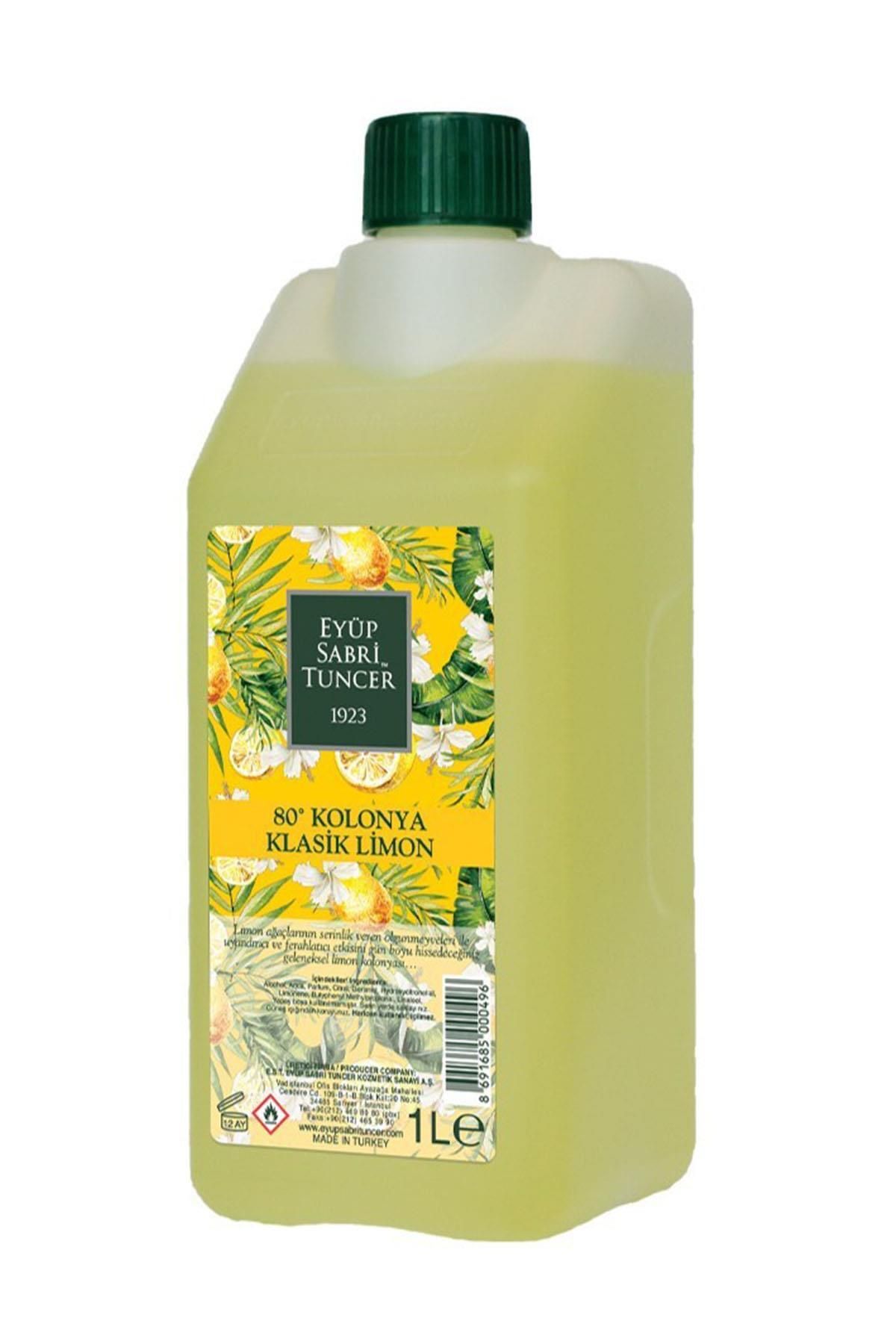 Eyüp Sabri Tuncer Klasik Limon Kolonyası Yedek Şişe 1 Litre