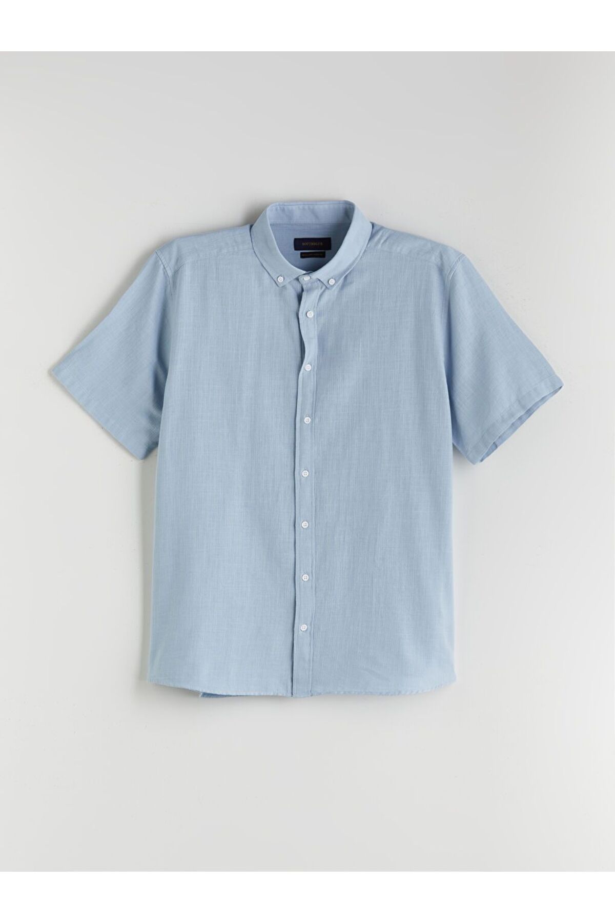 LC Waikiki SOUTHBLUE Regular Fit Kısa Kollu Erkek Gömlek