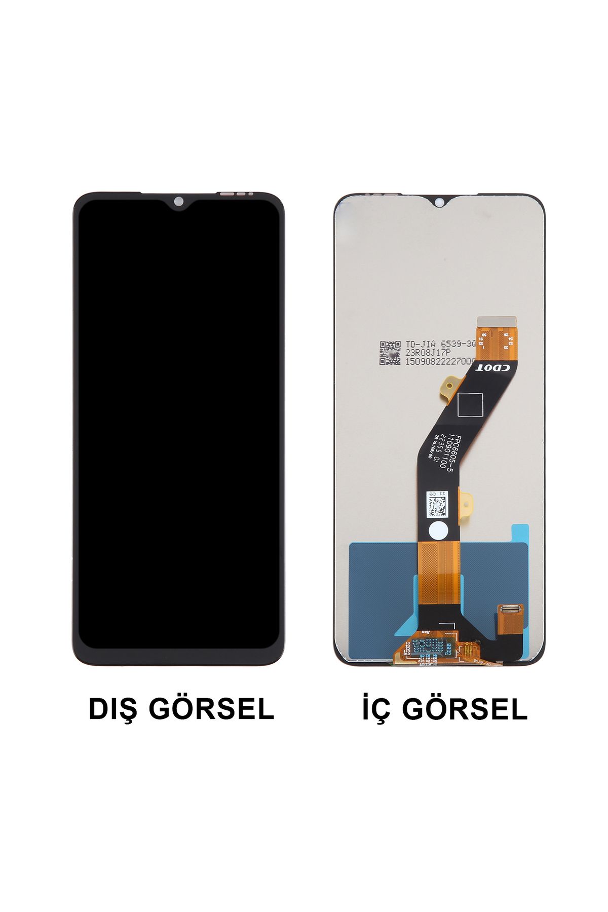 Teknonet Tecno Spark 10C Uyumlu Org Lcd+Dokunmatik (Siyah)