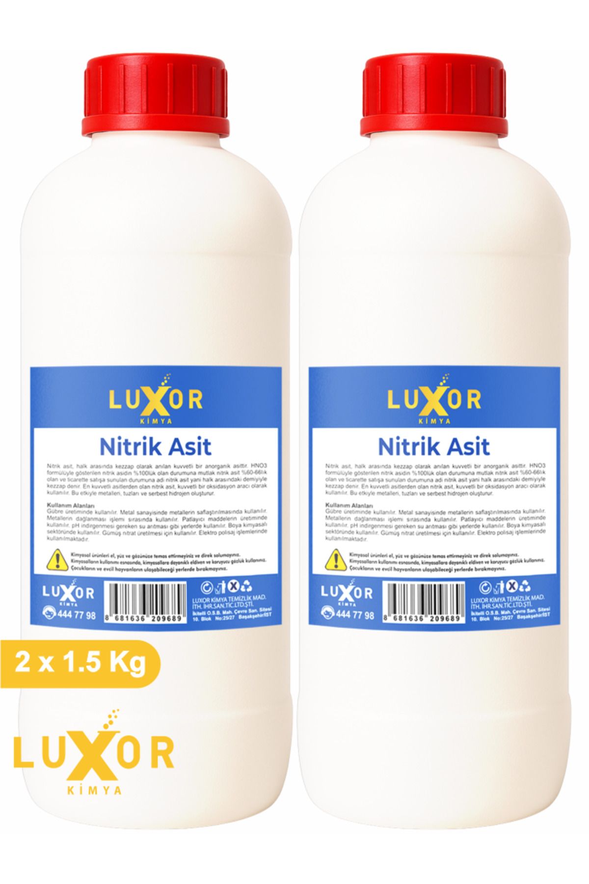 Luxor Kimya Nitrik Asit 1.5 Kg (2li)