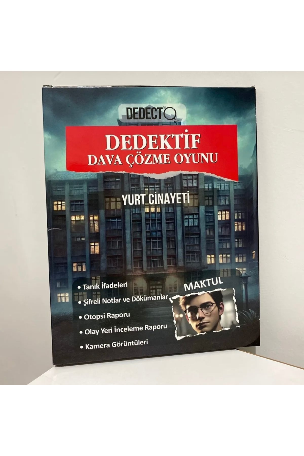 Ramilabutik Yurt cinayeti , dedektif oyunu kutu oyunu cinayet çözme oyunu