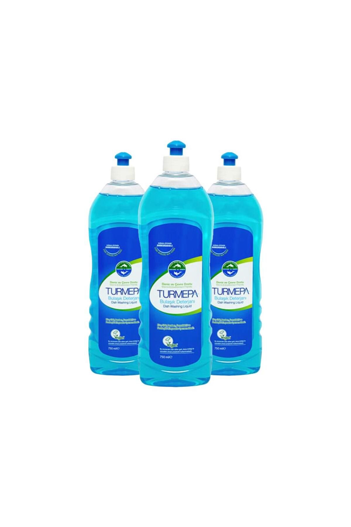Turmepa Elde Yıkama Bulaşık Deterjanı 750 ml x 3