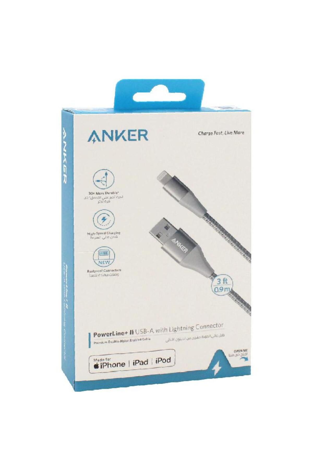 Anker-PowerLine+ II Lightning to USB Sync & Charge Cable 2