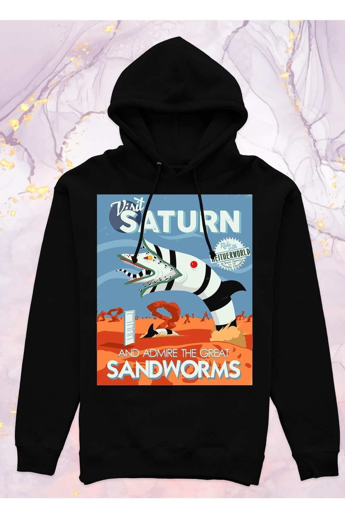 Pisa Art Dune - Sandworm - Cepsiz Kapüşonlu Sweatshirt