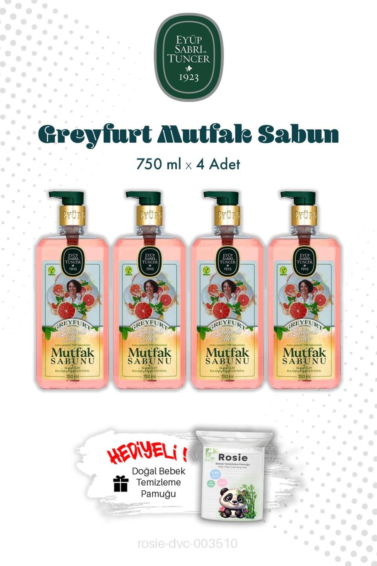 Eyüp Sabri Tuncer Greyfurt Mutfak Sabun 750 ML X4 ve ROSIE