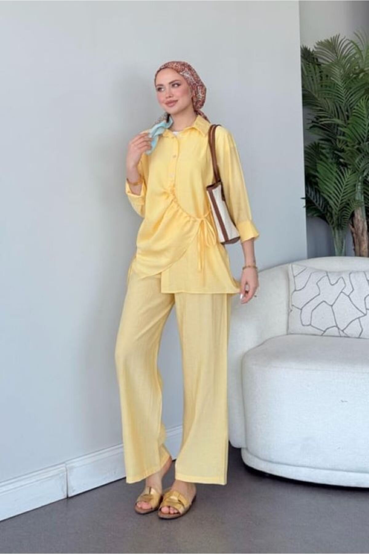 Sezi Moda Giyim Arya Pantolonlu Takım