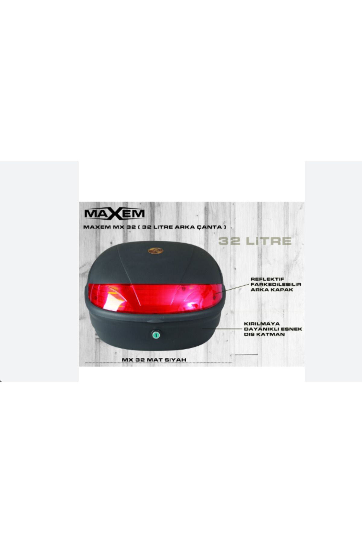 Yerli MAXEM MX32 SİYAH 32LT ÇANTA