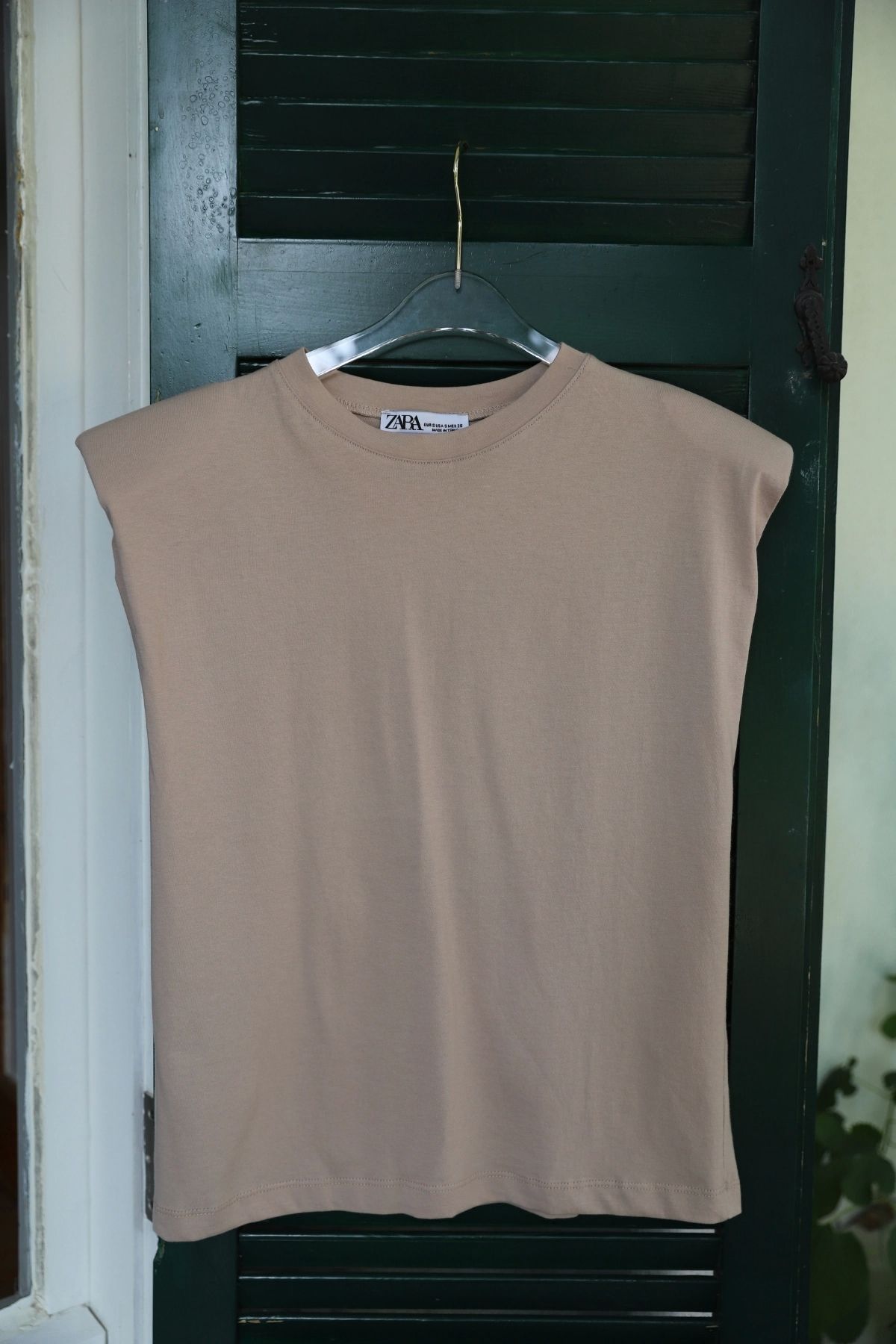 Purple by Banu NUDE Vatkalı Kolsuz Tshirt