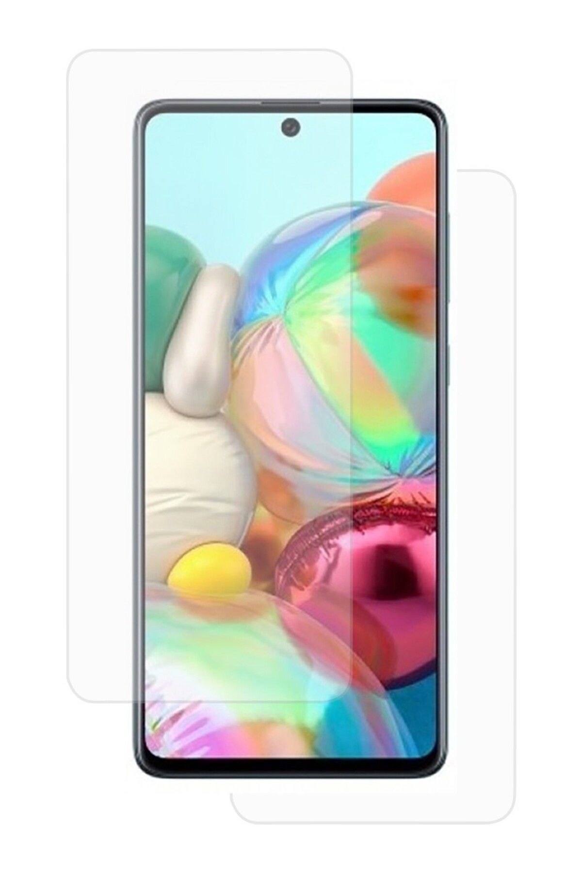 Ehr. Ehr. Samsung Galaxy A51 ile Uyumlu Ön Arka Koruma Full Body Jelatin