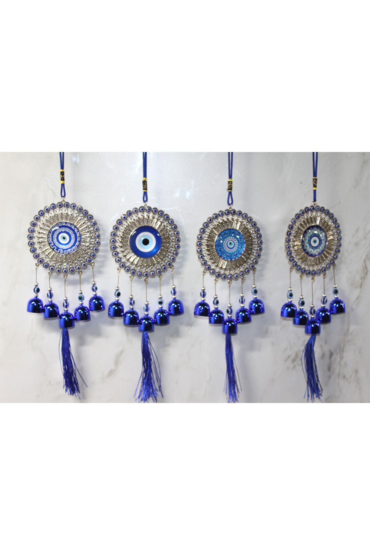 Butik Metal Nazar Boncuğu Çan Model 2