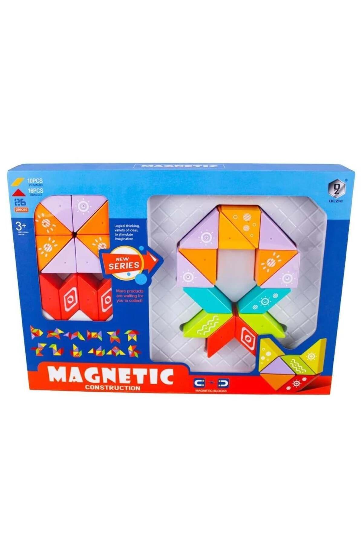 FELİTE Manyetik 26 Parça Zeka Küpü