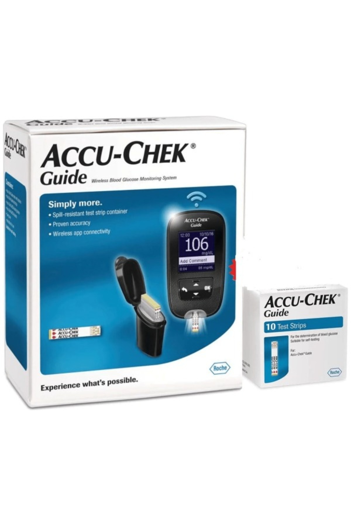 Accu Chek-Accu-Check Guide Meter + Accu-Check Softclix 100 Lancets 1