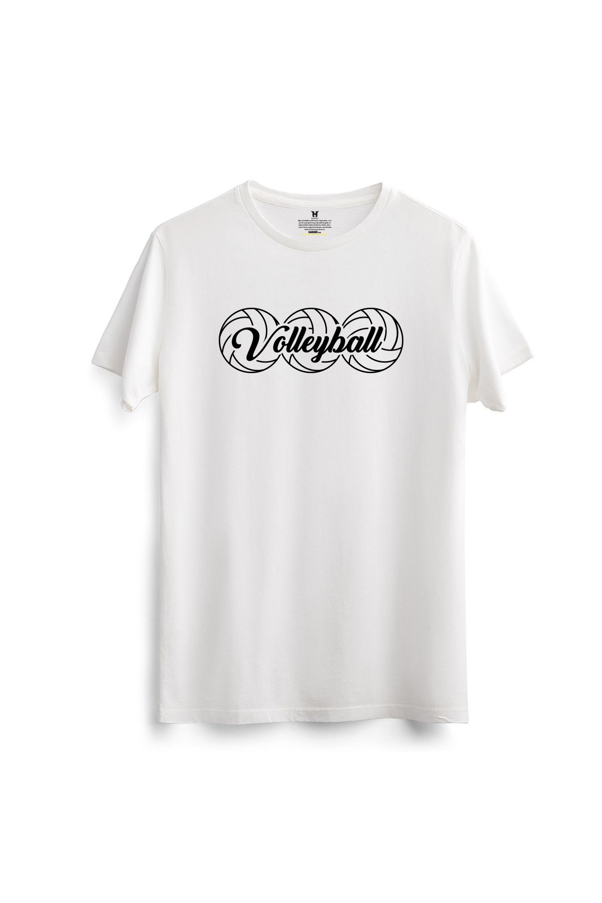 hakuof Pamuklu Voleybol Tişörtü Volleyball Design