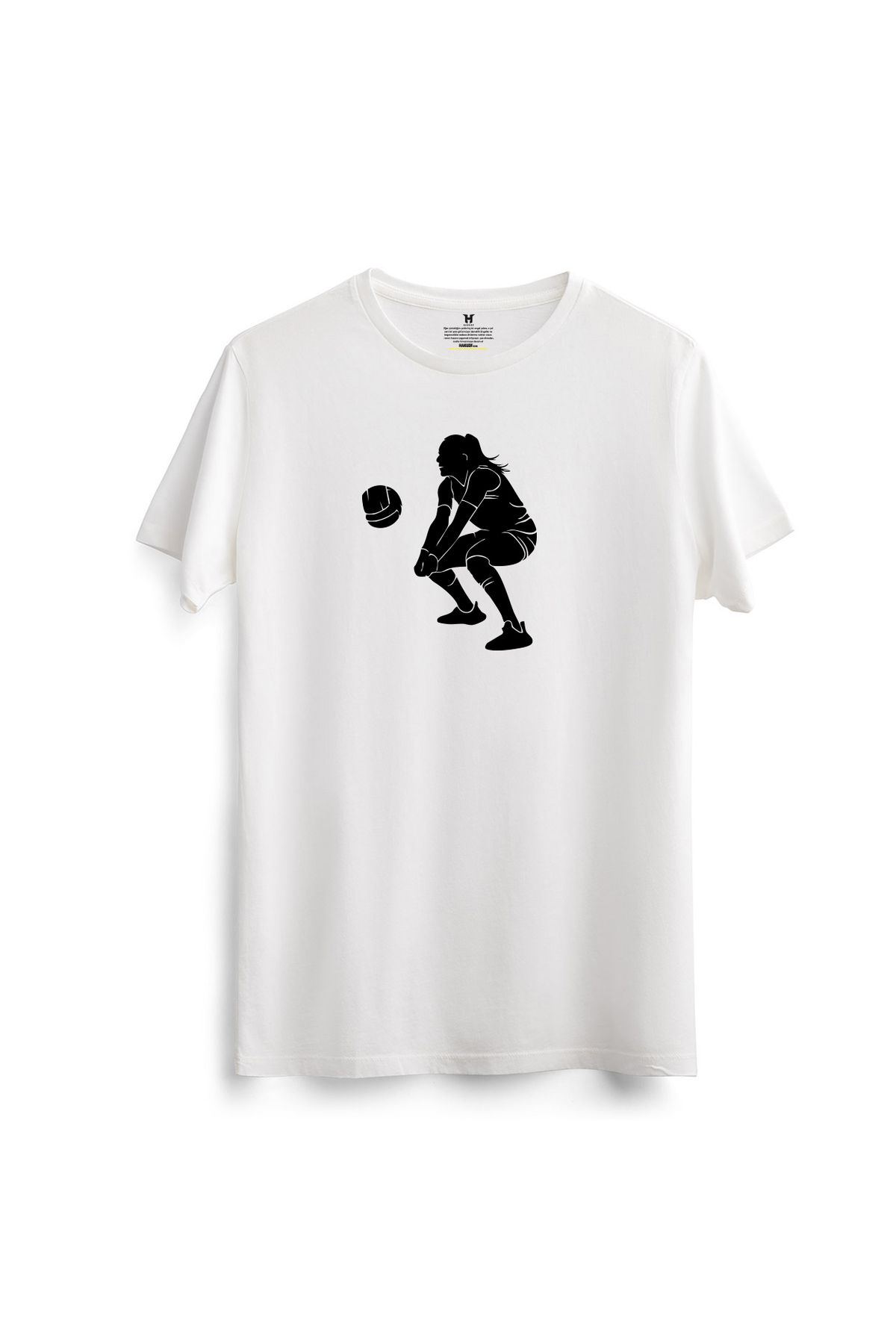 hakuof Pamuklu Voleybol Volleyball Spor Tişört T-shirtü