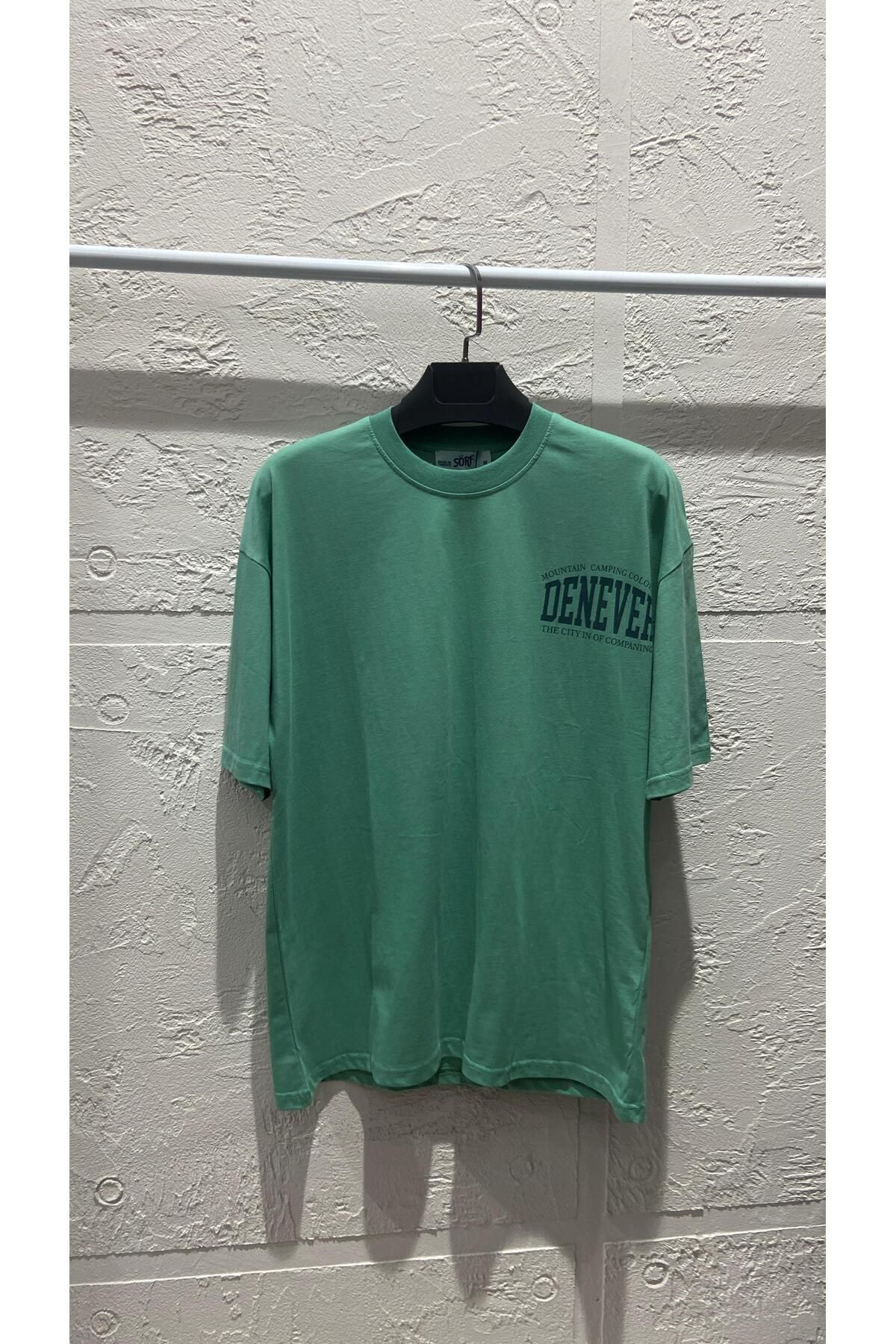 KAREA WEAR DENEVER Baskılı Oversize Erkek T-Shirt