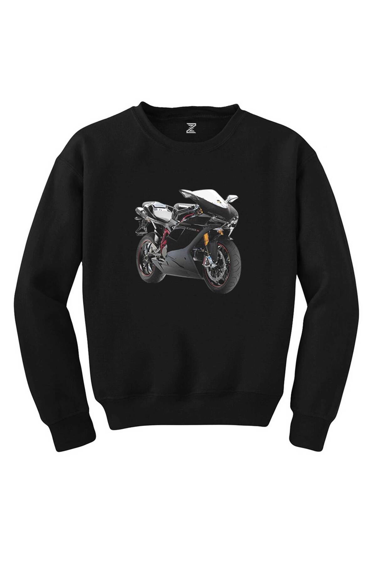 Pisa Art Ducati 1098 Siyah Sweatshirt