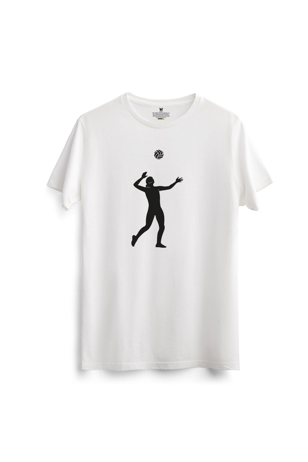 hakuof Pamuklu Voleybol Volleyball Antrenman Tişört T-shirtü