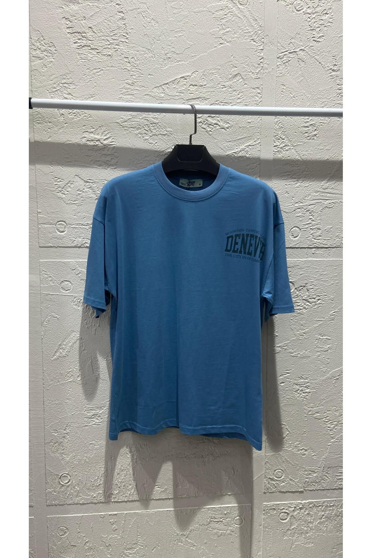 KAREA WEAR DENEVER Baskılı Oversize Erkek T-Shirt