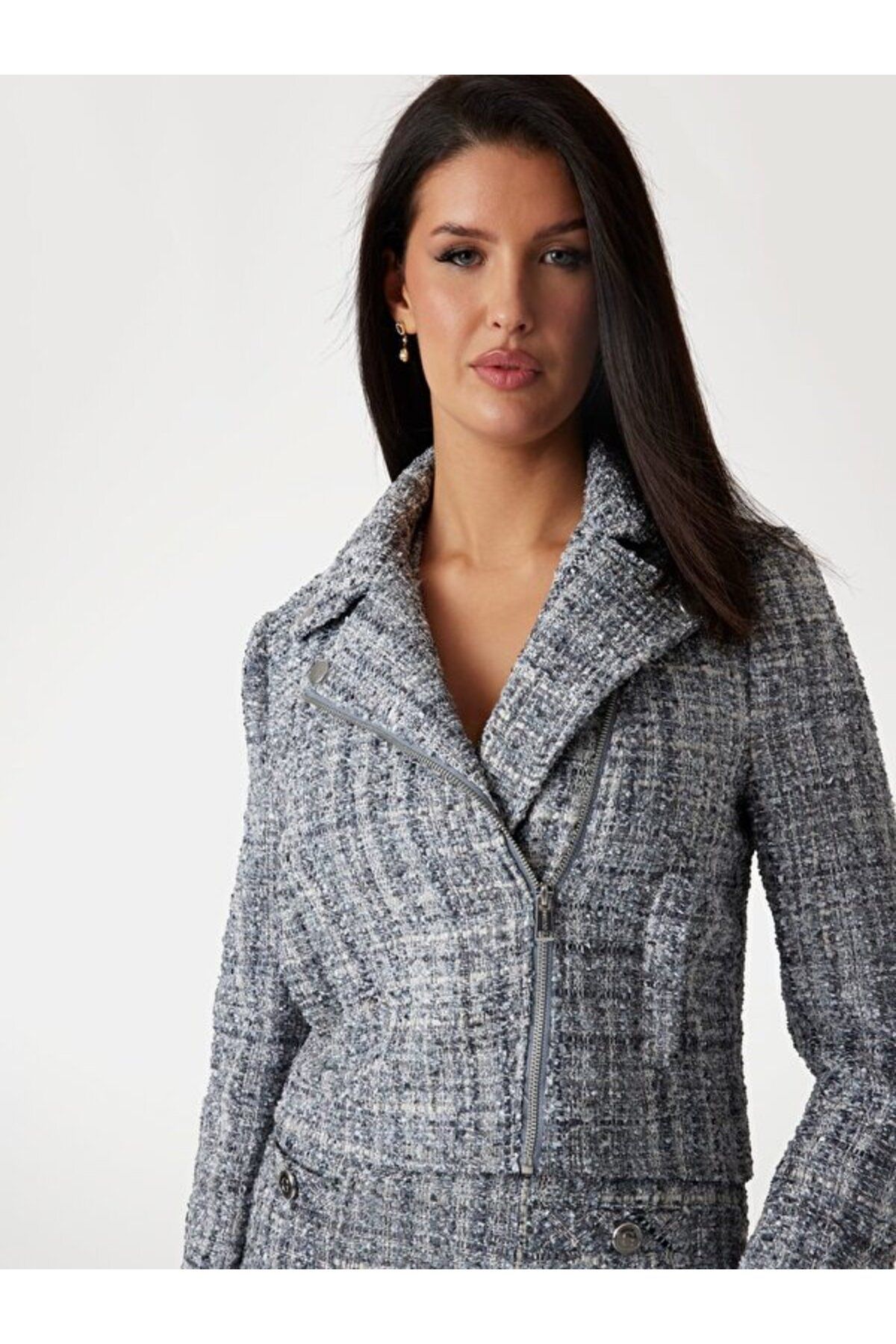Guess Ls Sadie Kadın Biker Ceket