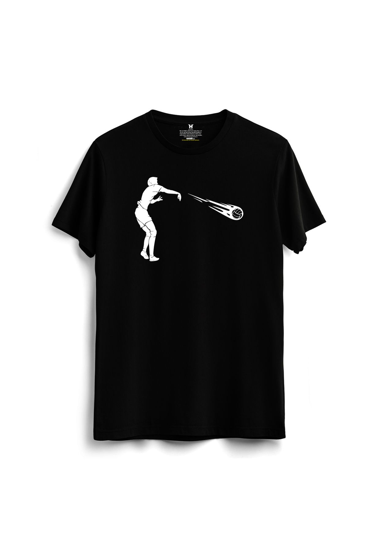 hakuof Pamuklu Voleybol Volleyball Tişört T-shirtü
