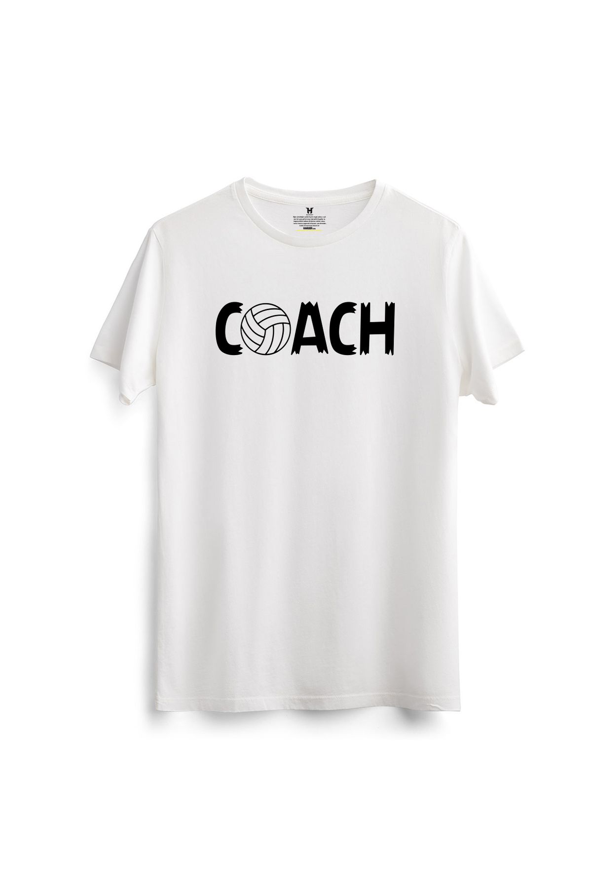 hakuof Pamuklu Voleybol Volleyball Baskılı Tişört T-shirt