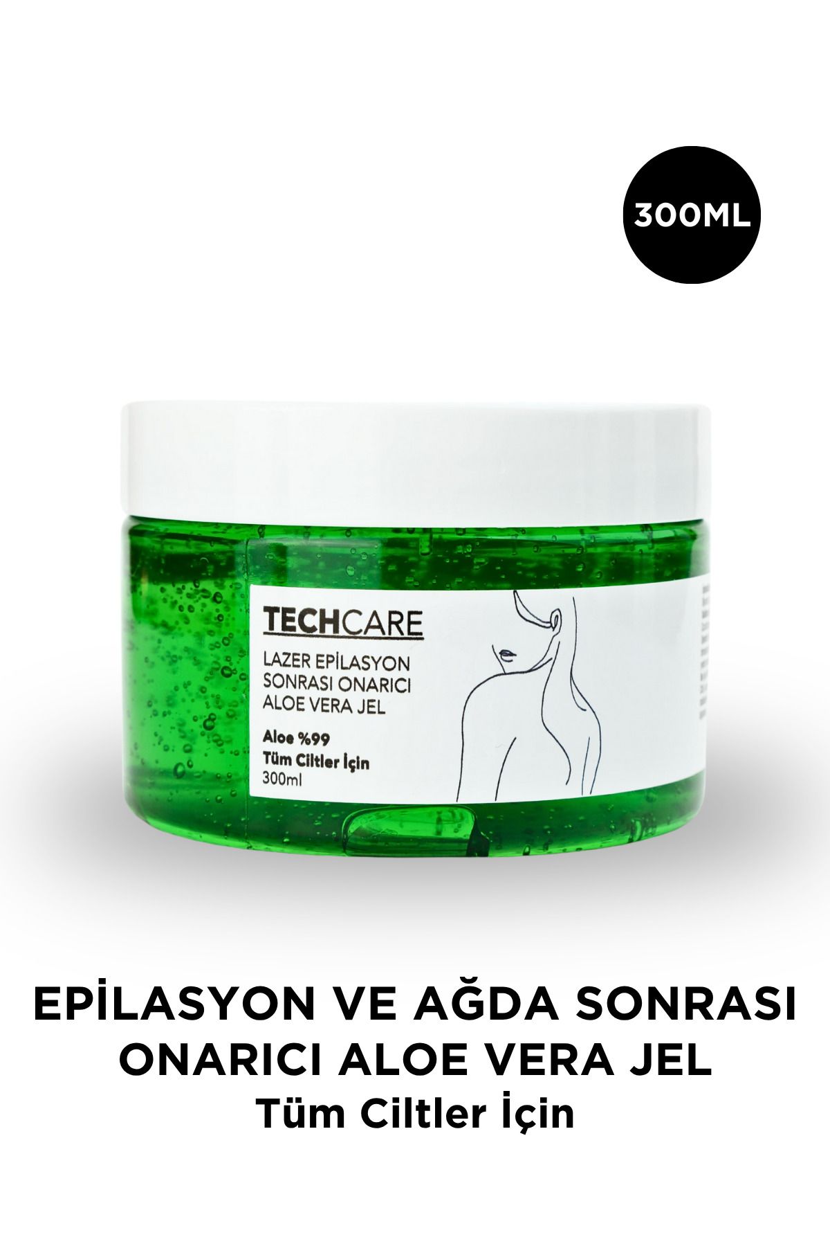 Tech Care ALOE VERA JEL - EPİLASYON VE AĞDA SONRASI YOĞUN ONARICI BAKIM 300ML