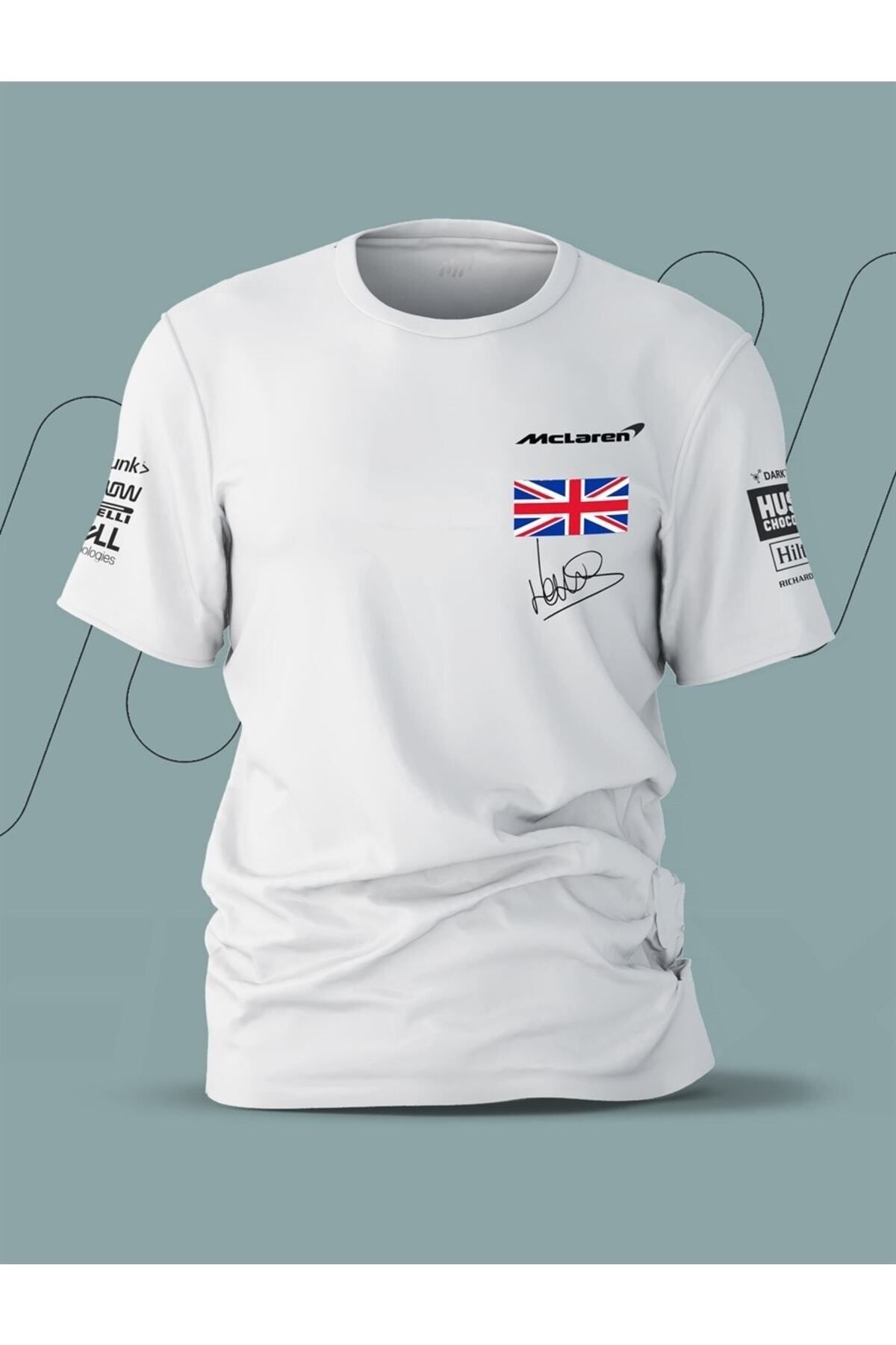 Pisa Art Lando Norris Imzalı Mclaren 2021 T-shirt