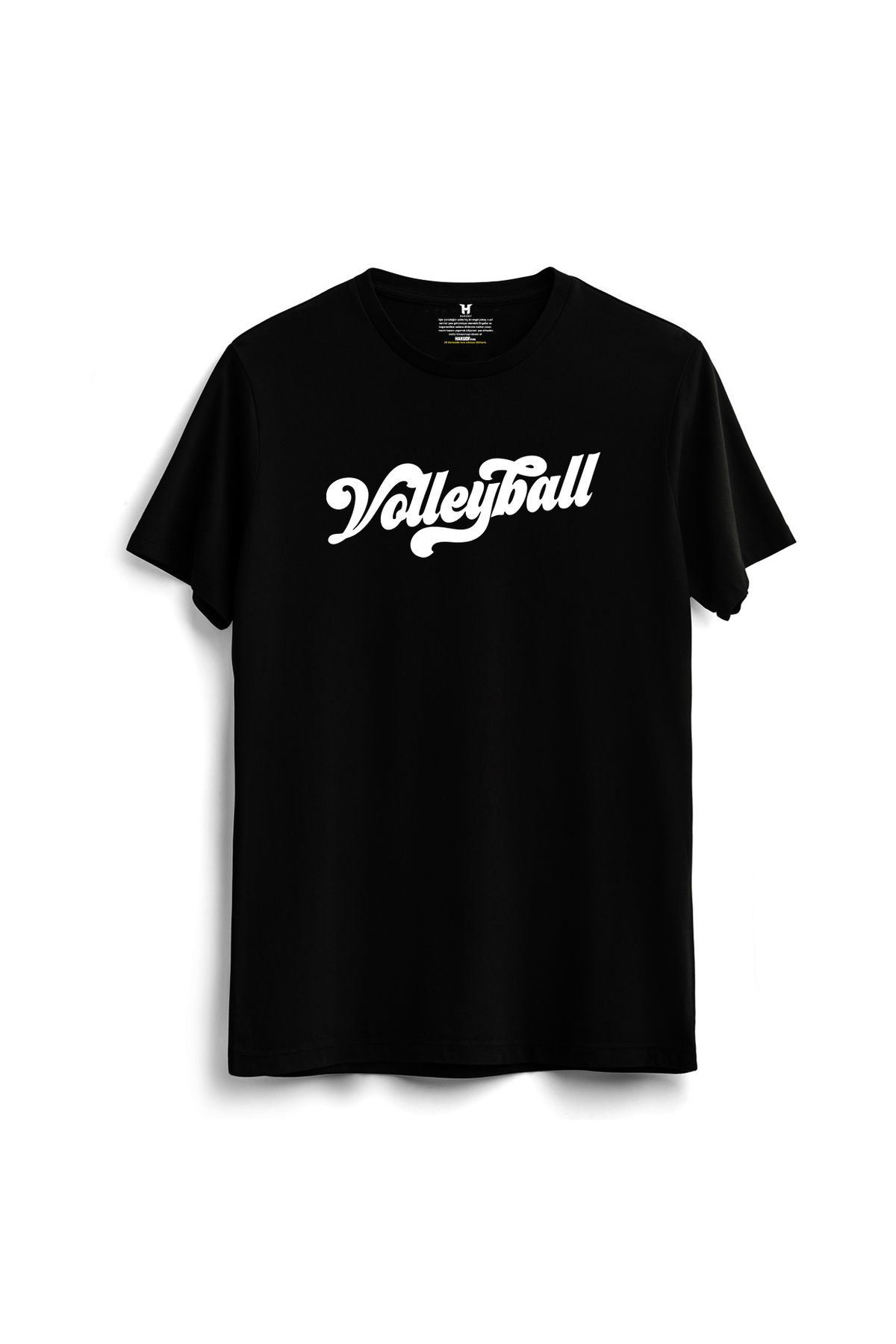 hakuof Baskılı Pamuklu Voleybol Volleyball Antrenman Tişört T-shirt
