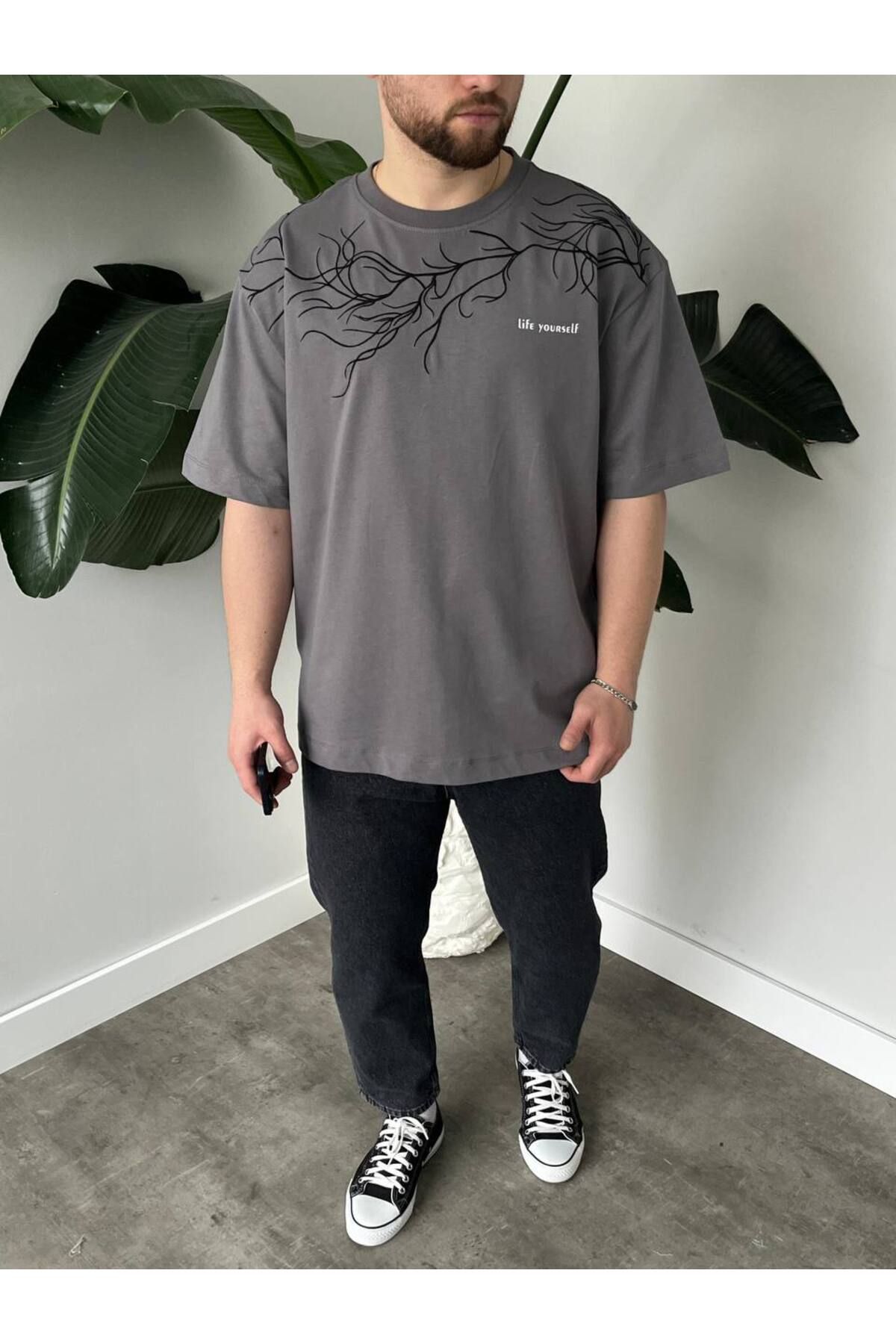 Twentysix NAKIŞ BASKILI T-SHIRT
