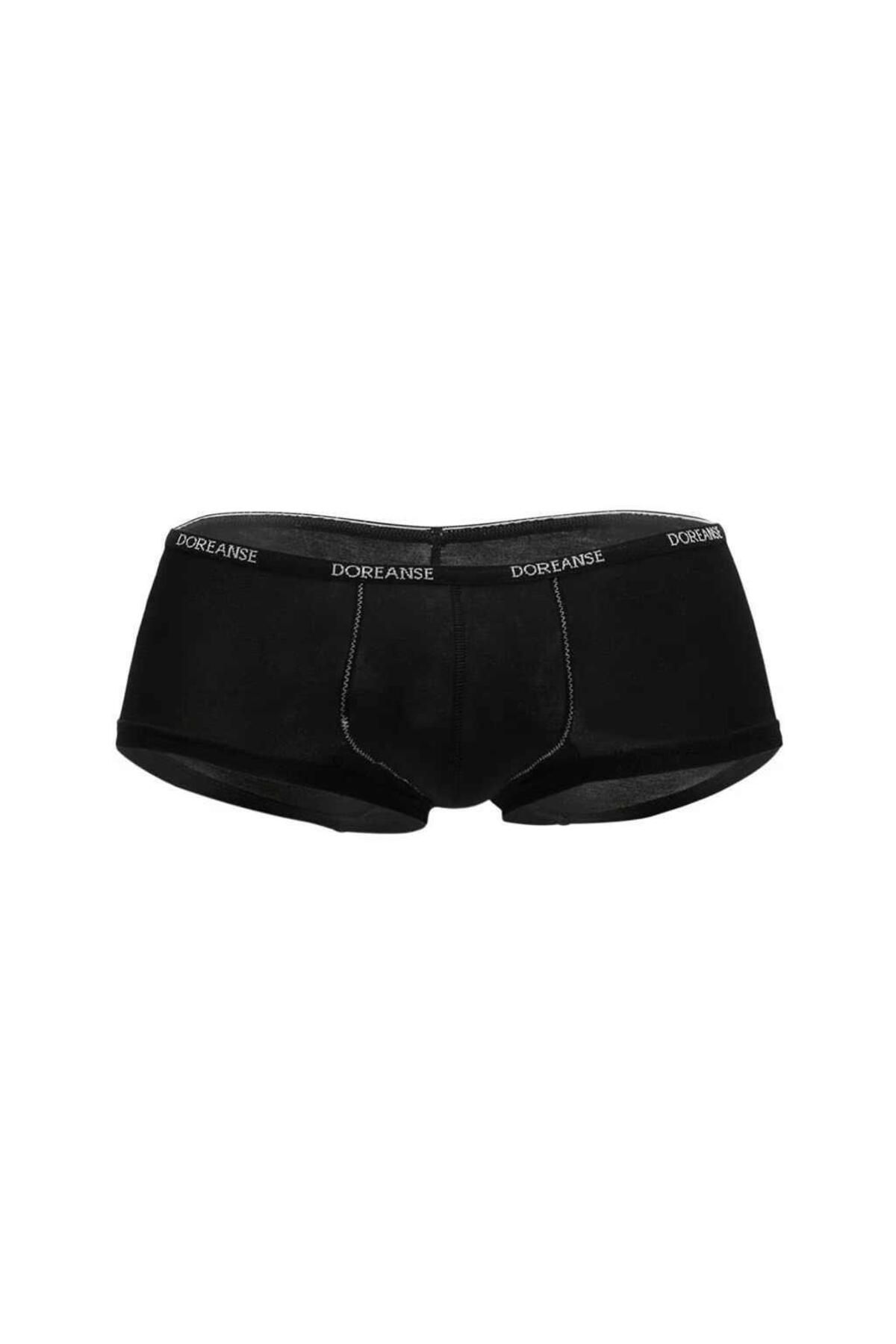 NazikEndam Dore anse Erkek Modal Torbalı İnce Bel Bantlı Mini Paça Boxer 1781