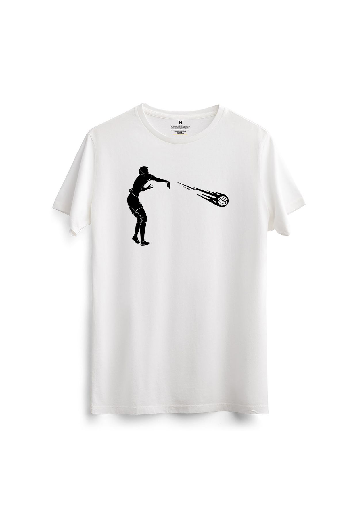 hakuof Pamuklu Voleybol Volleyball Tişört T-shirtü
