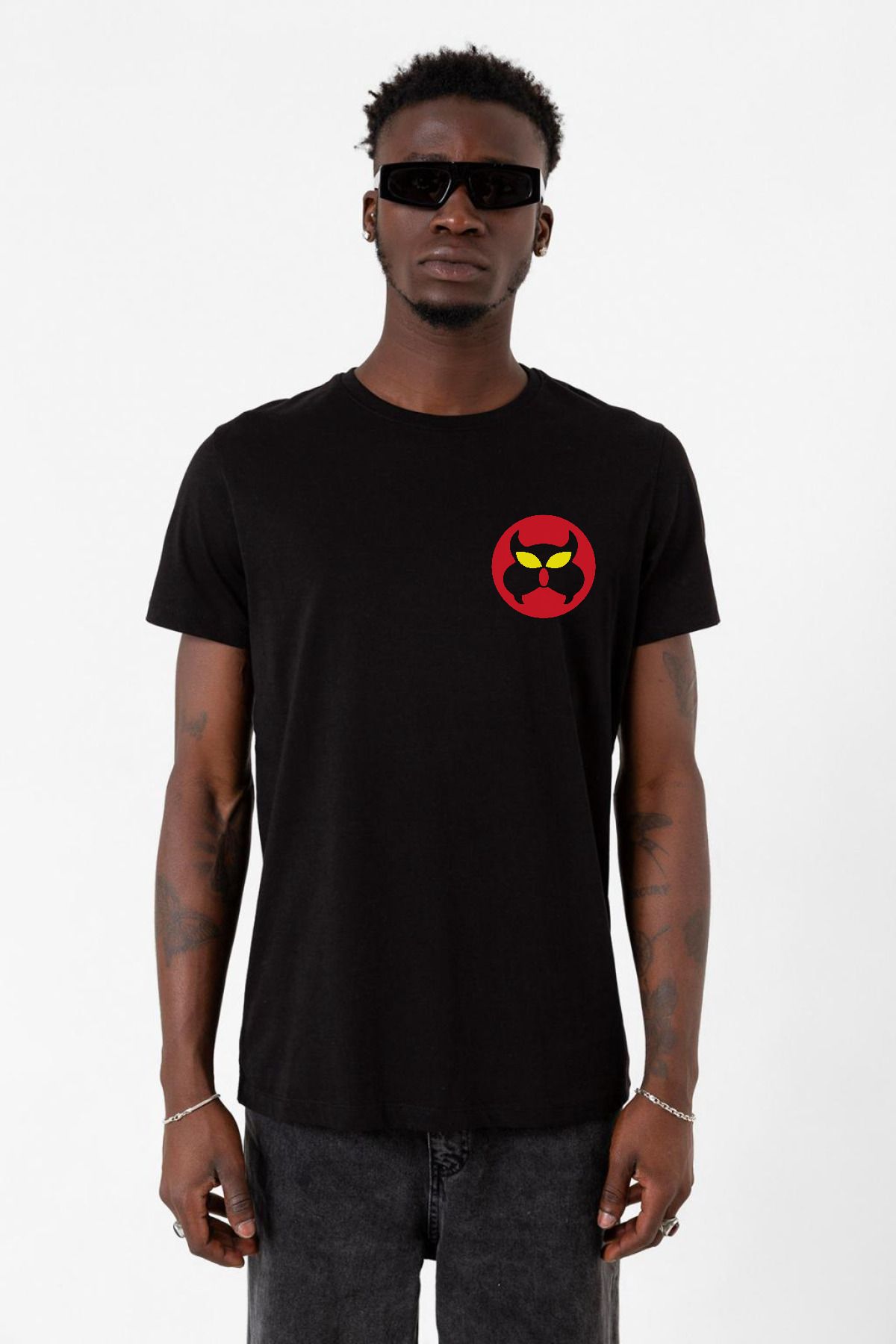 Tshirthane Inspector Gadget Mad Siyah Erkek Tshirt